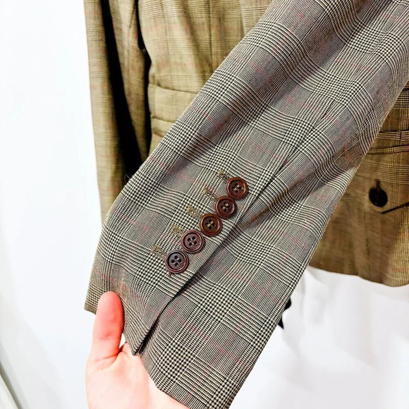 InWear Vintage brown plaid  jacket - Picture 9 of 12